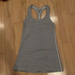 Lululemon striped racer back tank